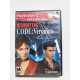 Resident Evil Code Veronica X Ps2 Playstation 2