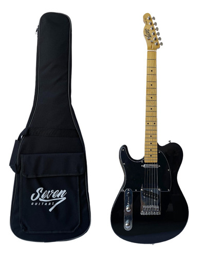 Guitarra Telecaster Seven Stc-307 Bk Preto Canhoto