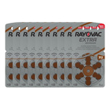 60 Pilhas Auditivas Rayovac Tamanho 312/ P312 / Pr41