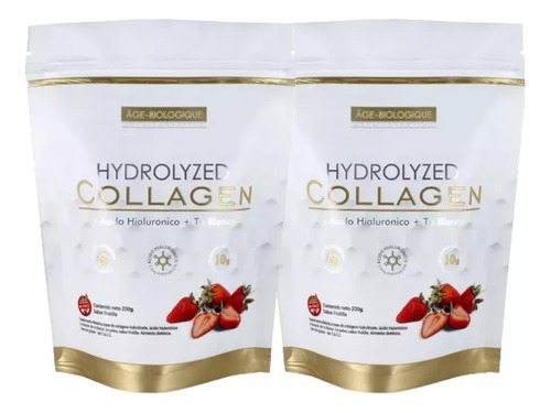 Colageno Hidrolizado 200 Grs Age Biologique X 2 Unidades