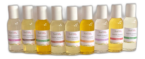 10 Esencias Aromaticas 100 Ml Concentrada Aromaterapia Jabón