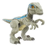 Blue Primal Pal, Velociraptor Jurassic World De Mattel