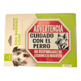  Aviso Señal De Advertencia Letrero Perro Peligroso Cuidado 