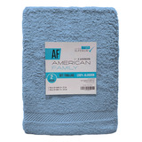 Set Toalla Mano + Baño Deluxe 100% Algodón 350 Gr Azul Canno