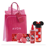 Kit Minnie Avon Colônia, Sabonete Em Barra E Garrafa.