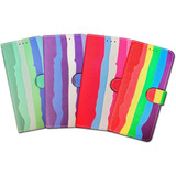 Funda Arcoiris Agenda Con Tapa | Para Samsung S21 Ultra Color Multicolor