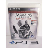 Assassin's Creed: Revelations Sig Edition Ps3 Mídia Física
