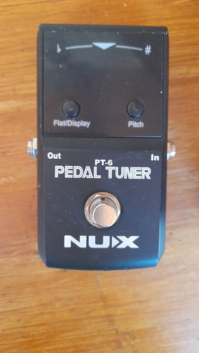 Pedal Afinador Nux Tuner Pt-6  Impecable  Como Nuevo