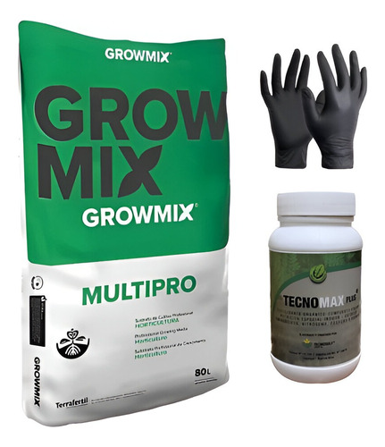 Combo Growmix 80l + Tecnomax Plus 250ml Valhalla Grow Shop