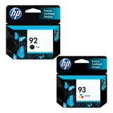  Kit De Cartucho Hp 93 E 92 Original D4145 1510 6310 C3150