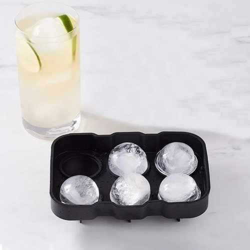 Molde Hielo Esferas Whisky Cubetera Silicona Hielo Cubetera