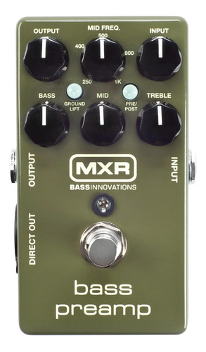 Pedal Para Bajo Mxr Bass Preamp / En Belgrano!