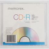 Cd-r Memorex 700mb 80min 52x Slim Case  Caja Con 30 Pzas