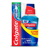 Enjuague Colgate Plax Ice 500 Ml+crema Tri.acc