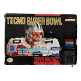 Tecmo Super Bowl Snes Caja Manual Super Nintendo