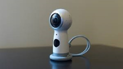 Câmera De Vídeo Samsung Gear 360 4k Sm-r210 Branca