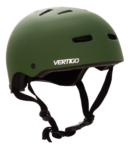 Casco Vertigo Vx Free Style, Bici, Rollers. Verde Mate