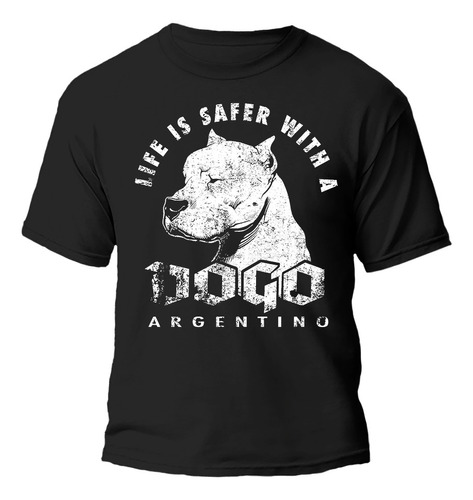 Remera Perro Dogo Argentino Diseños 100% Algodón