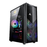 Chasis Caja Atx Gamer Iceberg Gear V6 Plus + 3 Ventiladores