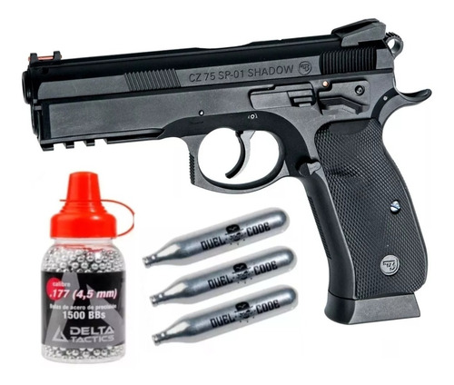 Pistola Co2 Asg 4,5 Cz Shadow Potente Real + Kit Completo
