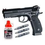 Pistola Co2 Asg 4,5 Cz Shadow Potente Real + Kit Completo