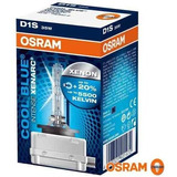 Bombillo Osram D1s 35w Hid Bajas Con Balasto(5000k) Luz Azul