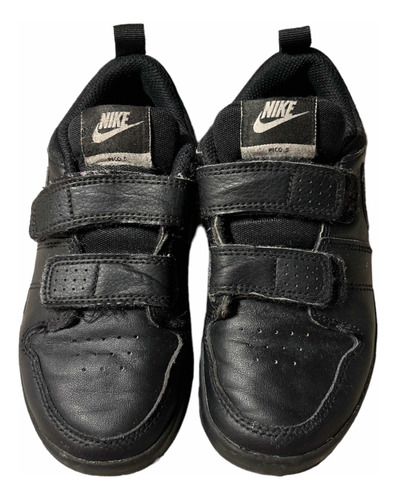 Zapatillas Velcro Negras Niños Nike