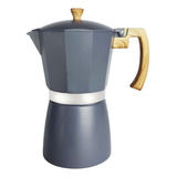 Cafetera Italiana 300 Ml 6 Pocillos Aluminio Cafe Bz3