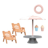 Muebles De Playa Para Ternurines, Calico, Sylvanian