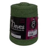 Barbante Neves - 8 Fios - Cor Verde Olíva 34 - 801gr