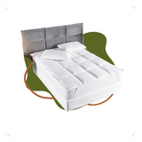 Protetor Pillow Top Macio Queen Superficie C Conforto Extra