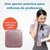 Amplificador De Voz Portátil Para Profesores Con Micrófono C