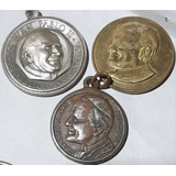 Lote 3 Medalla Juan Pablo Segundo 3 Cm. Precio X Lote 
