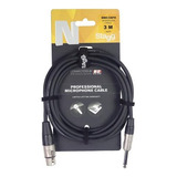 Cable Stagg Pro Xlr Canon Hembra A Plug  3 Metros