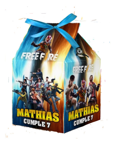 10 Cajitas Milk Box De Free Fire.....