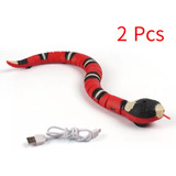 2x Gatos 3d Cobra Brinquedo Usb Interativo Móvel