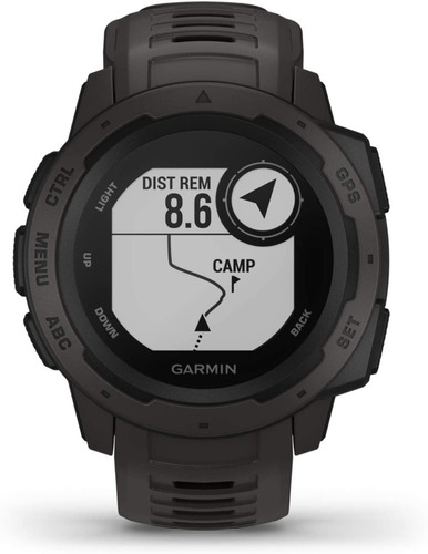 Garmin Instinct Black Graphite Gps Smartwatch Monitor Resist