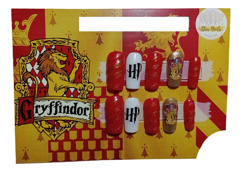 Uñas Press On De Gryffindor-harry Potter