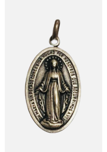 Dije, Medalla De Plata 925 Virgen Inmaculada