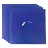 10 Capas Vasadas P/ Lp Disco Vinil 12 Pol Papel 300gr Azul