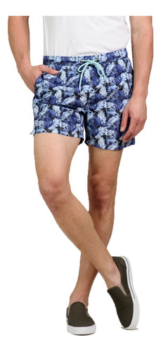 Short Malla Traje De Baño Estampado Hombre Mistral 67012-7