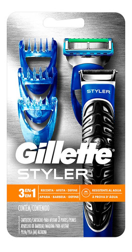 Gillette Afeitadora Fusion Proglide Styler 3 En 1 