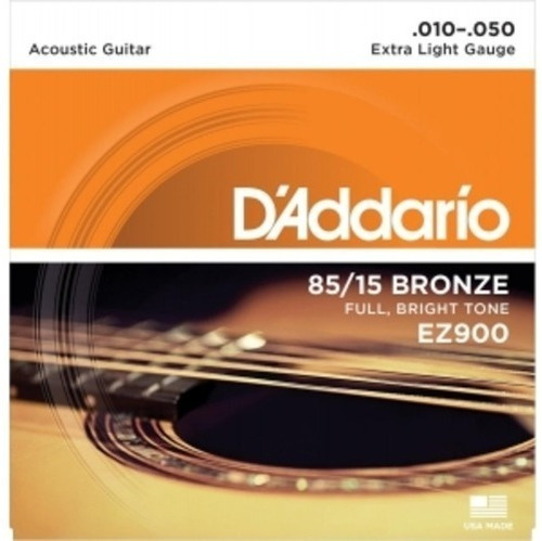 Encordado Daddario Ez900 Para Guitarra Cuerda De Acero 0.10
