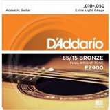 Encordado Daddario Ez900 Para Guitarra Cuerda De Acero 0.10