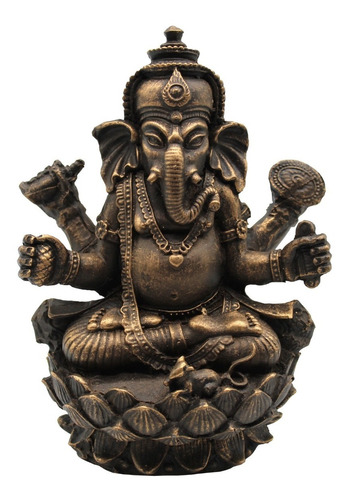 Ganesh M Na Flor De Lotus - Deus Hindu - Shiva - Buda