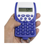 Mini Calculadora De Bolso Cordão Pescoço Colorida Lh1660