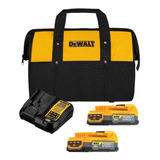 Kit Carregador + 2 Baterias 1.7ah + Bolsa Dewalt Dcbp034e2