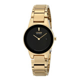 Citizen Axiom Eco Drive Gold Ga1052-55e ........ Dcmstore F Color De La Correa Oro Color Del Bisel Oro Color Del Fondo Negro