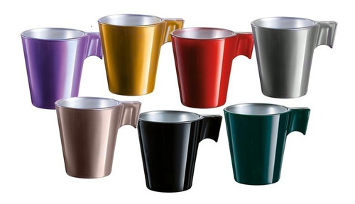 Taza Flashy Colours Luminarc Expresso 80 Cc