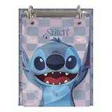 Mini Ficheiro Vertical Disney Lilo Stitch 80 Folhas Dac Azul
